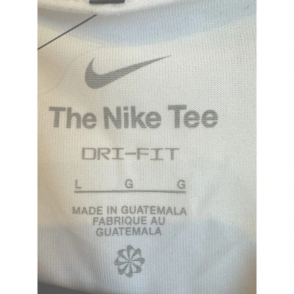 NEW The Nike Tee Kids Size Large White Dri-Fit Golf Athletic Training T-Shirt